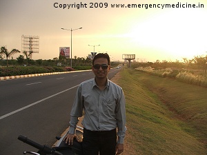 Approach road to Hyderabad Airport